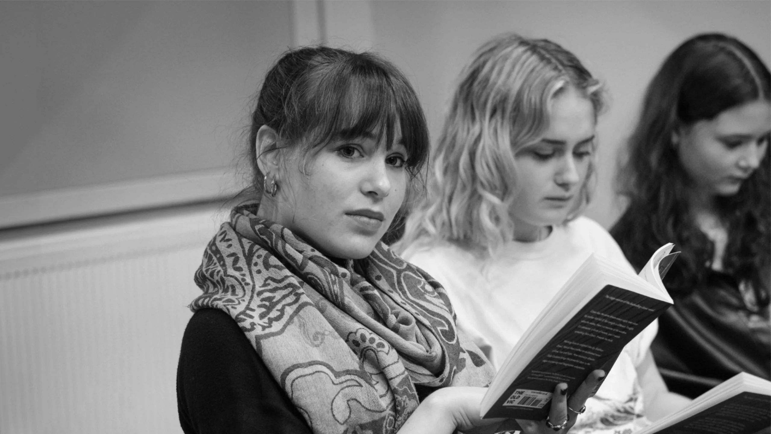 A rehearsal photo from A Monster Calls | Barn Theatre, WGC - April 2025